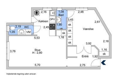 Visual presentation of the listing