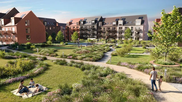 apartment Nybyggeri i grønne Risskov – lejligheder i Latyrusparken