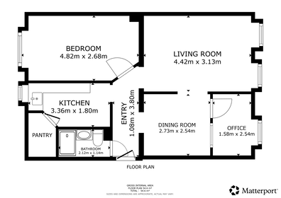 Visual presentation of the listing
