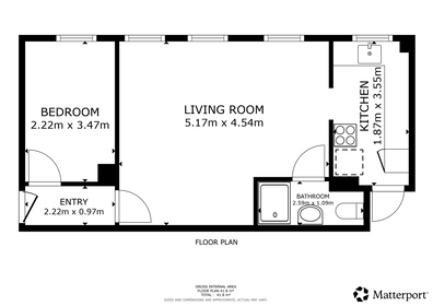 Visual presentation of the listing
