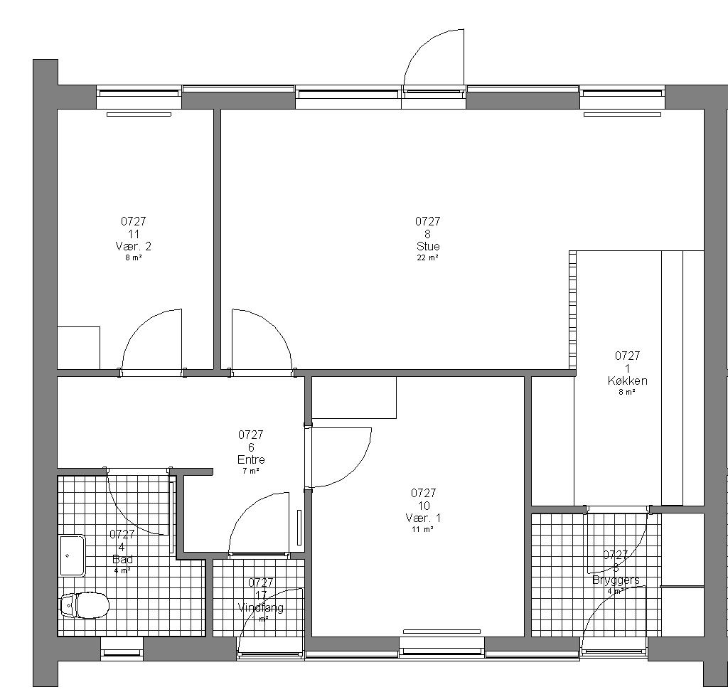 townhouse Lyst etplansrækkehus 3 rum med privat have