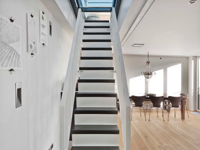 Bright penthouse with private roof terrace near the Lakes - Ryesgade, København N - 3