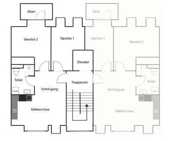 Visual presentation of the listing