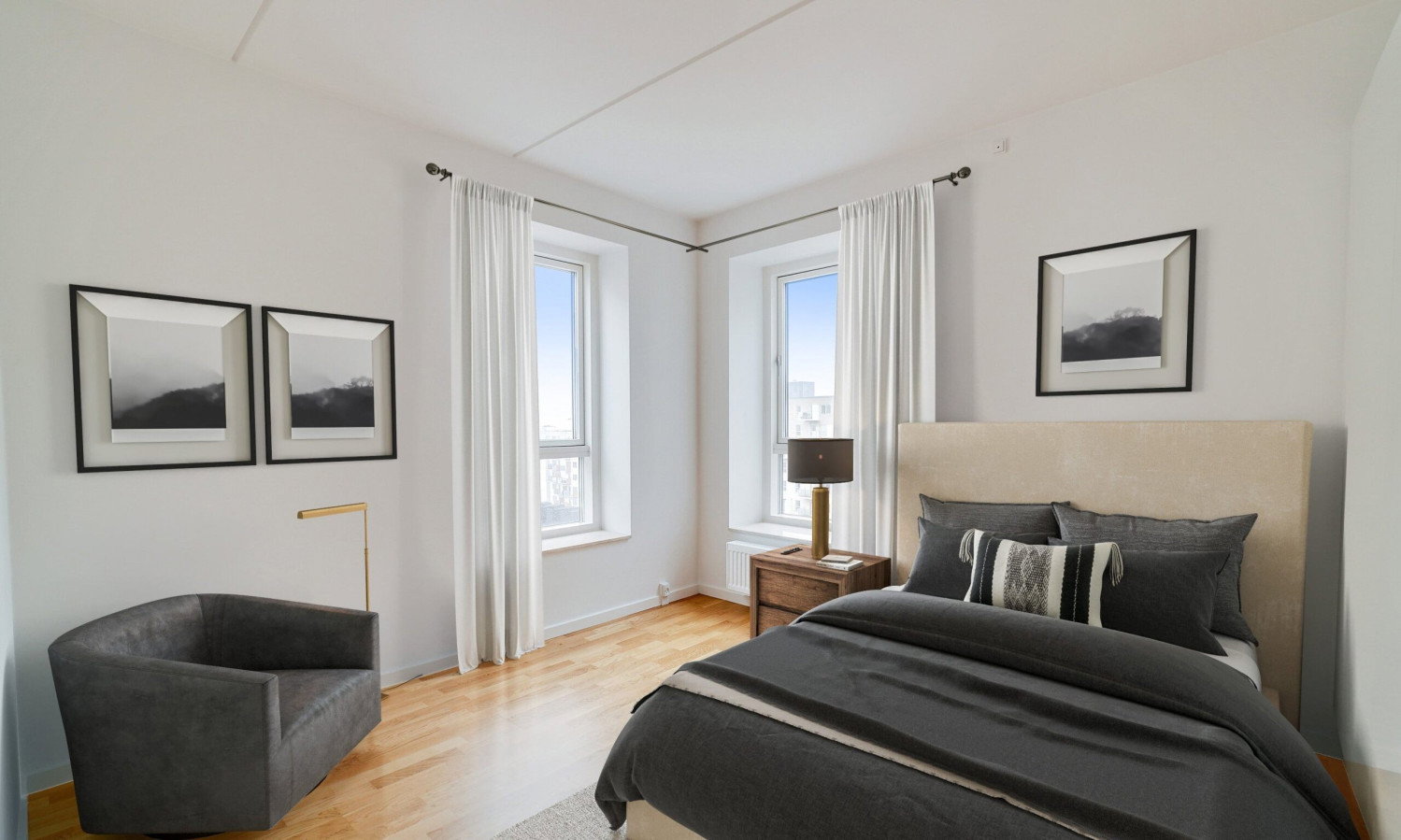 apartment Lys 2-værelses lejlighed 68 m² i Nordhuset, Ørestad