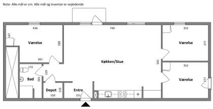 Visual presentation of the listing