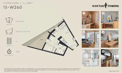 Visual presentation of the listing