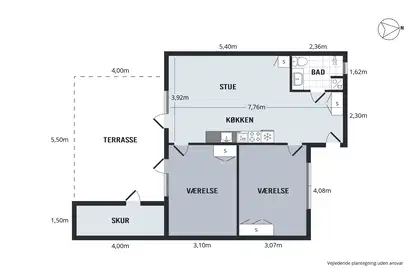Visual presentation of the listing