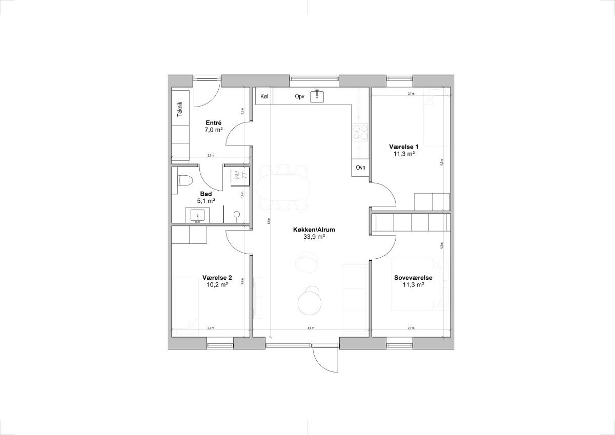 Visual presentation of the listing