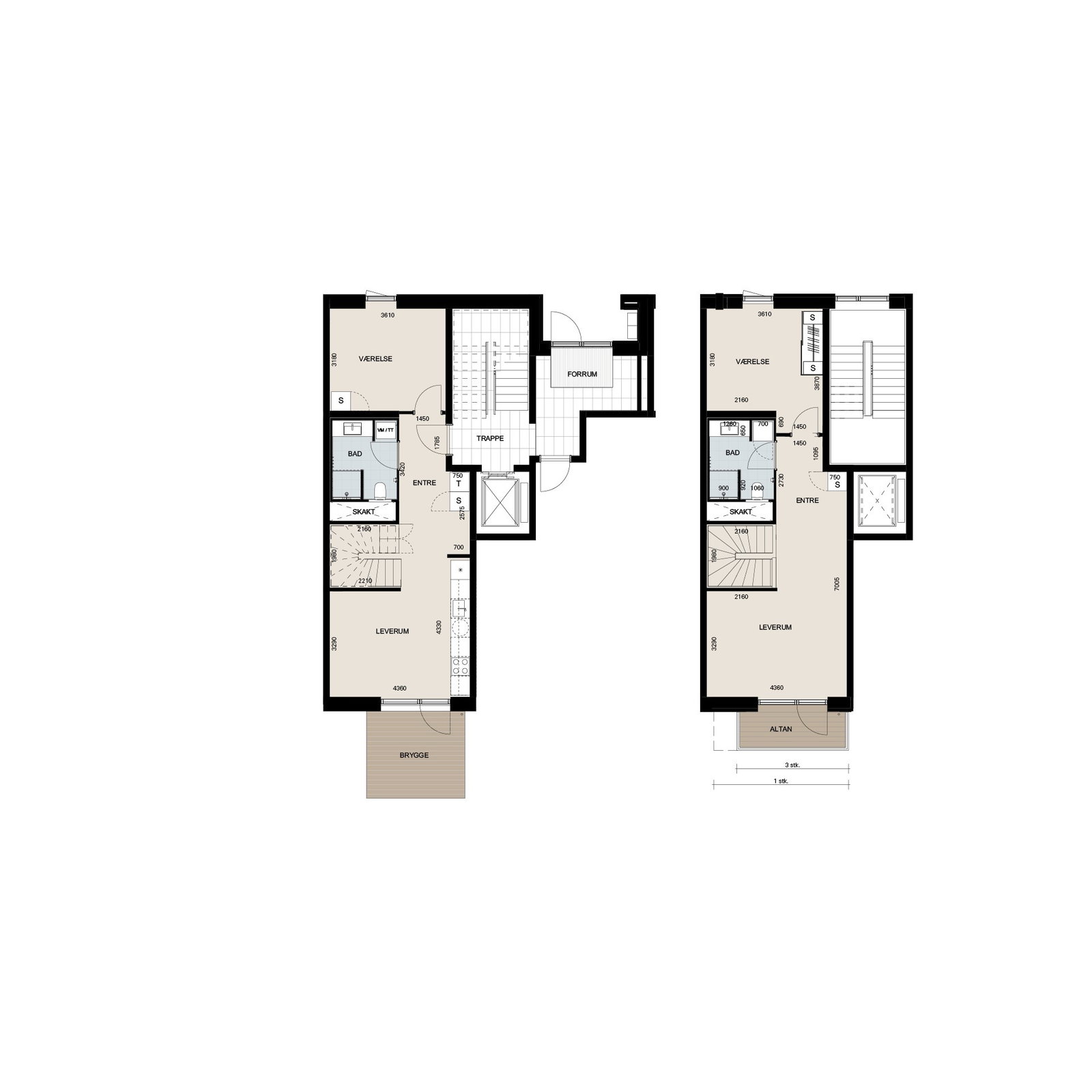 Visual presentation of the listing