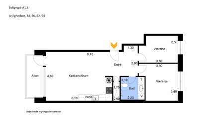 Visual presentation of the listing