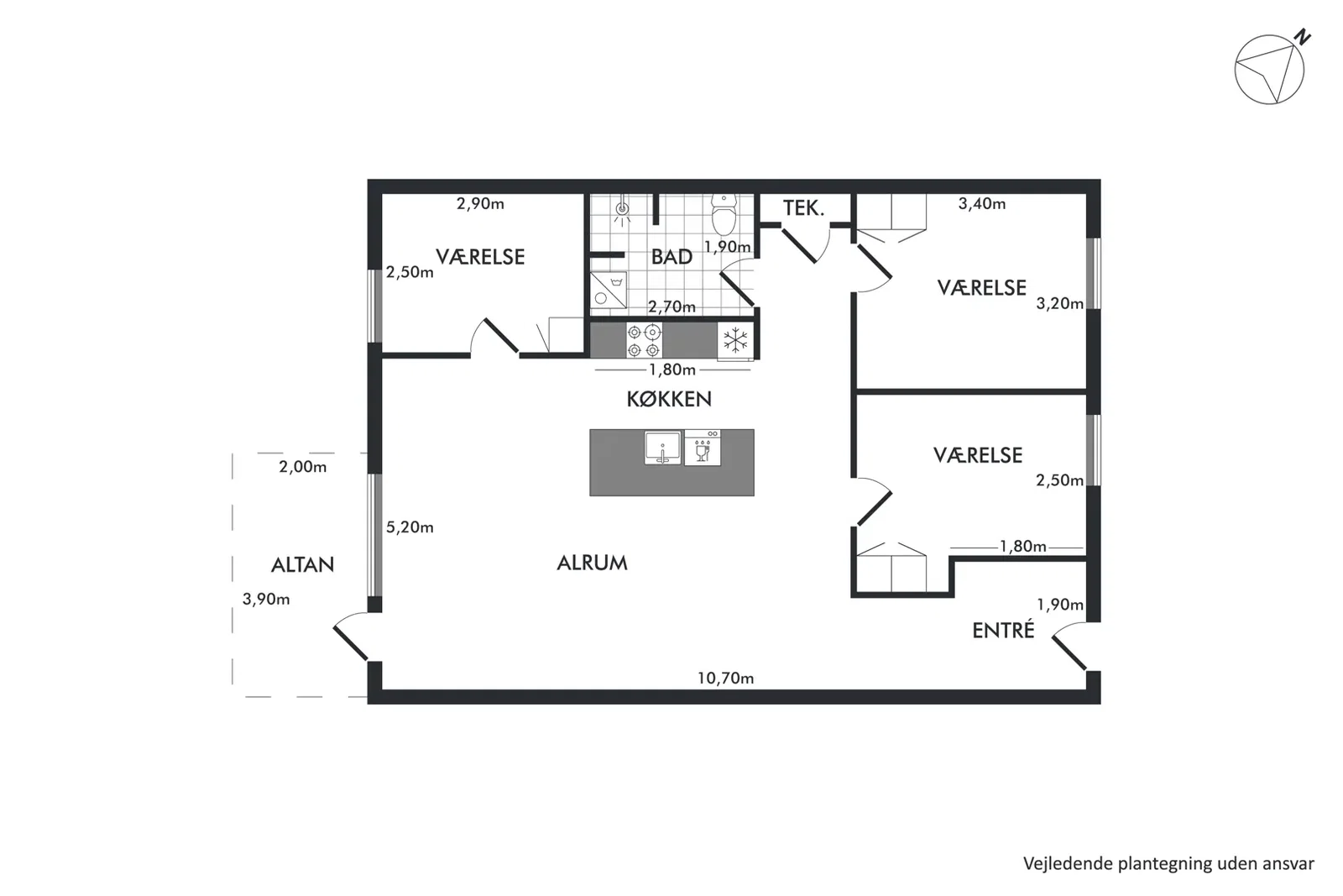 Visual presentation of the listing