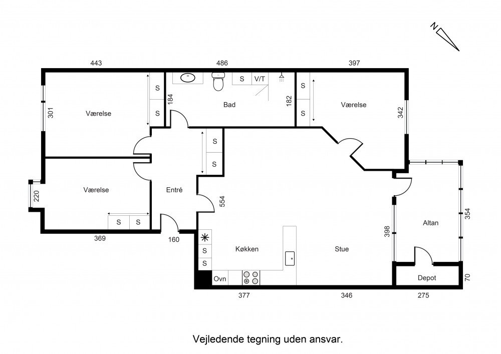Visual presentation of the listing