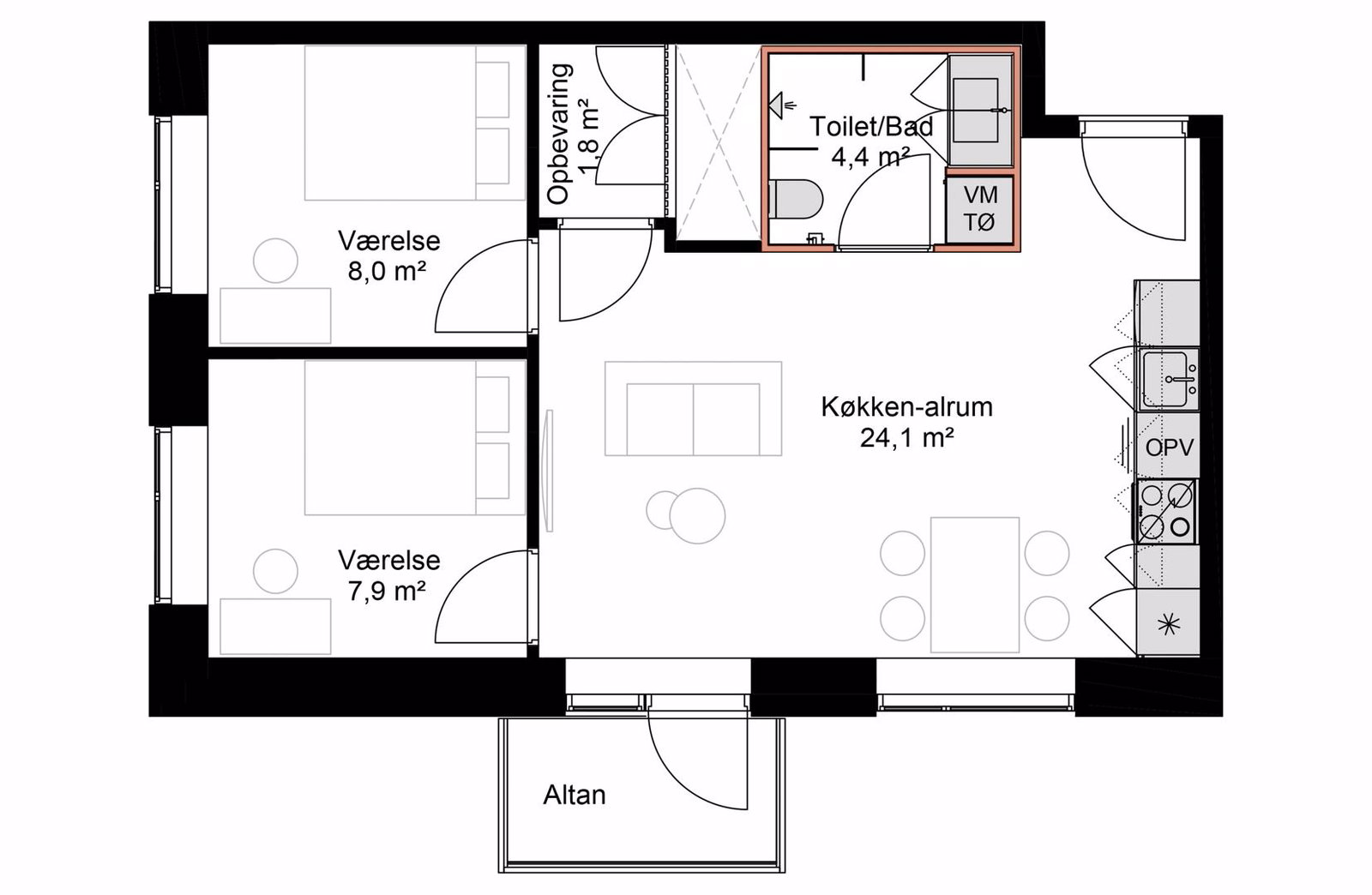Visual presentation of the listing