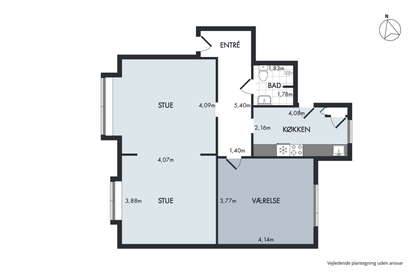 Visual presentation of the listing
