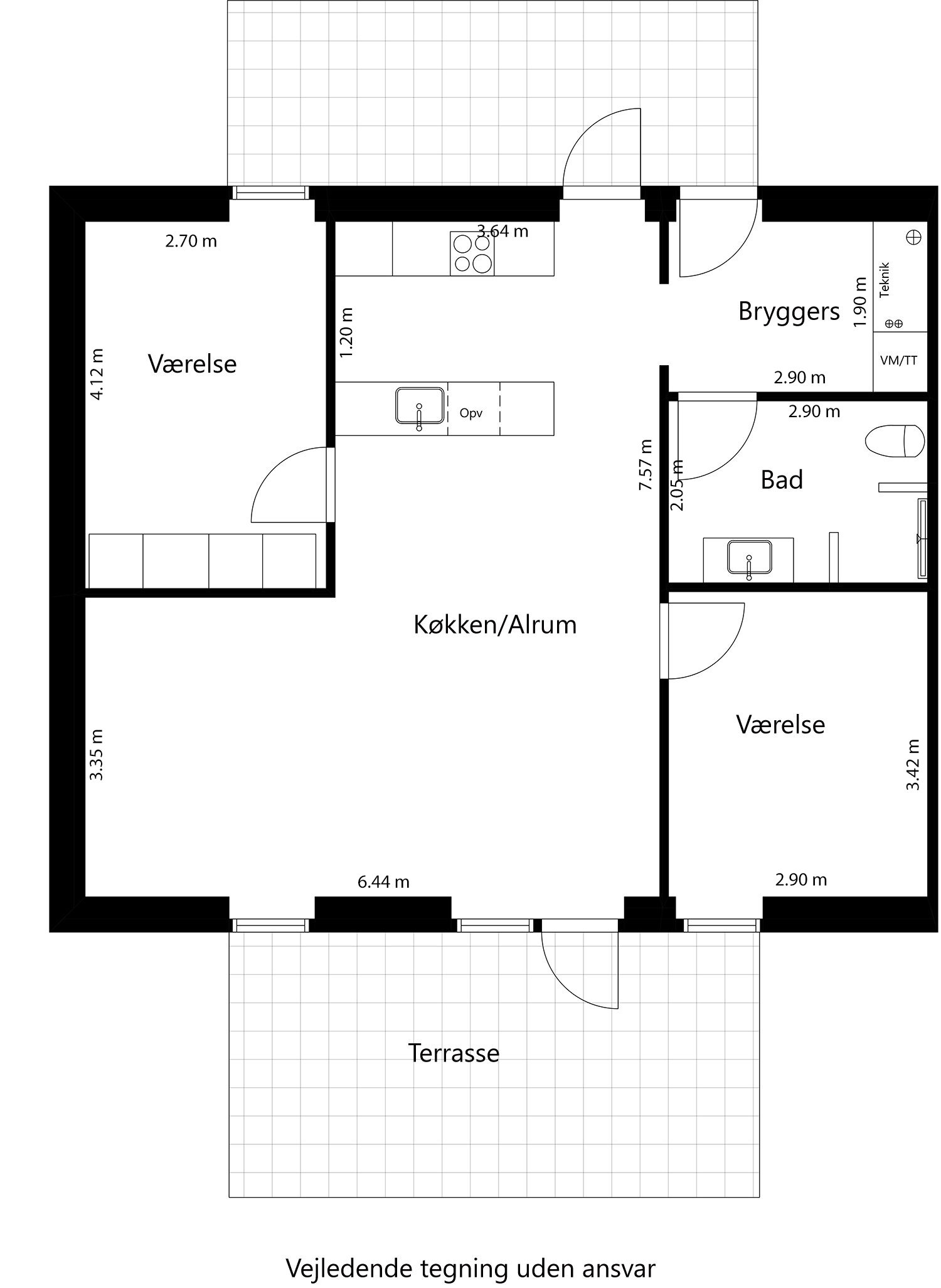 Visual presentation of the listing