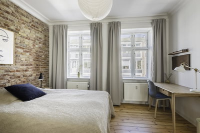 Renovated room in a classic Amager building - Lærdalsgade, København S - 1