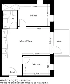 Visual presentation of the listing