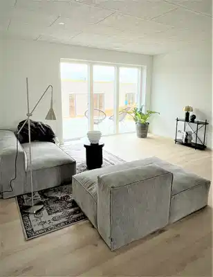 townhouse Moderne 4-værelses rækkehus med privat have i Bredballe