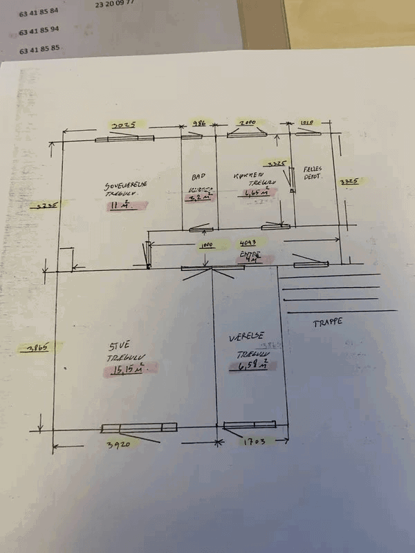 Visual presentation of the listing