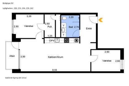 Visual presentation of the listing