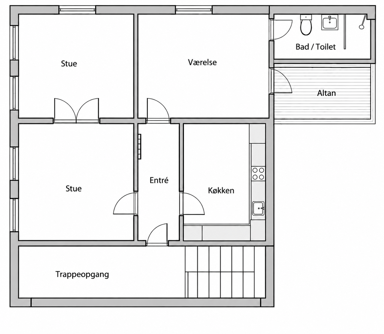 Visual presentation of the listing