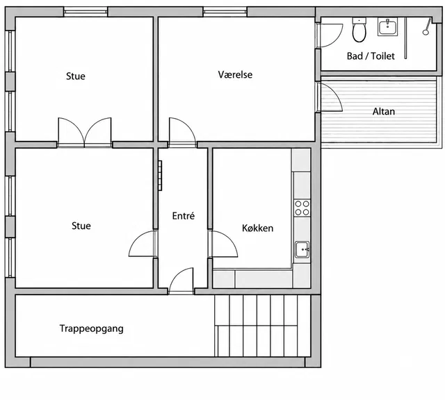 apartment Beautiful apartment in the heart of Rødkærsbro now available for rent