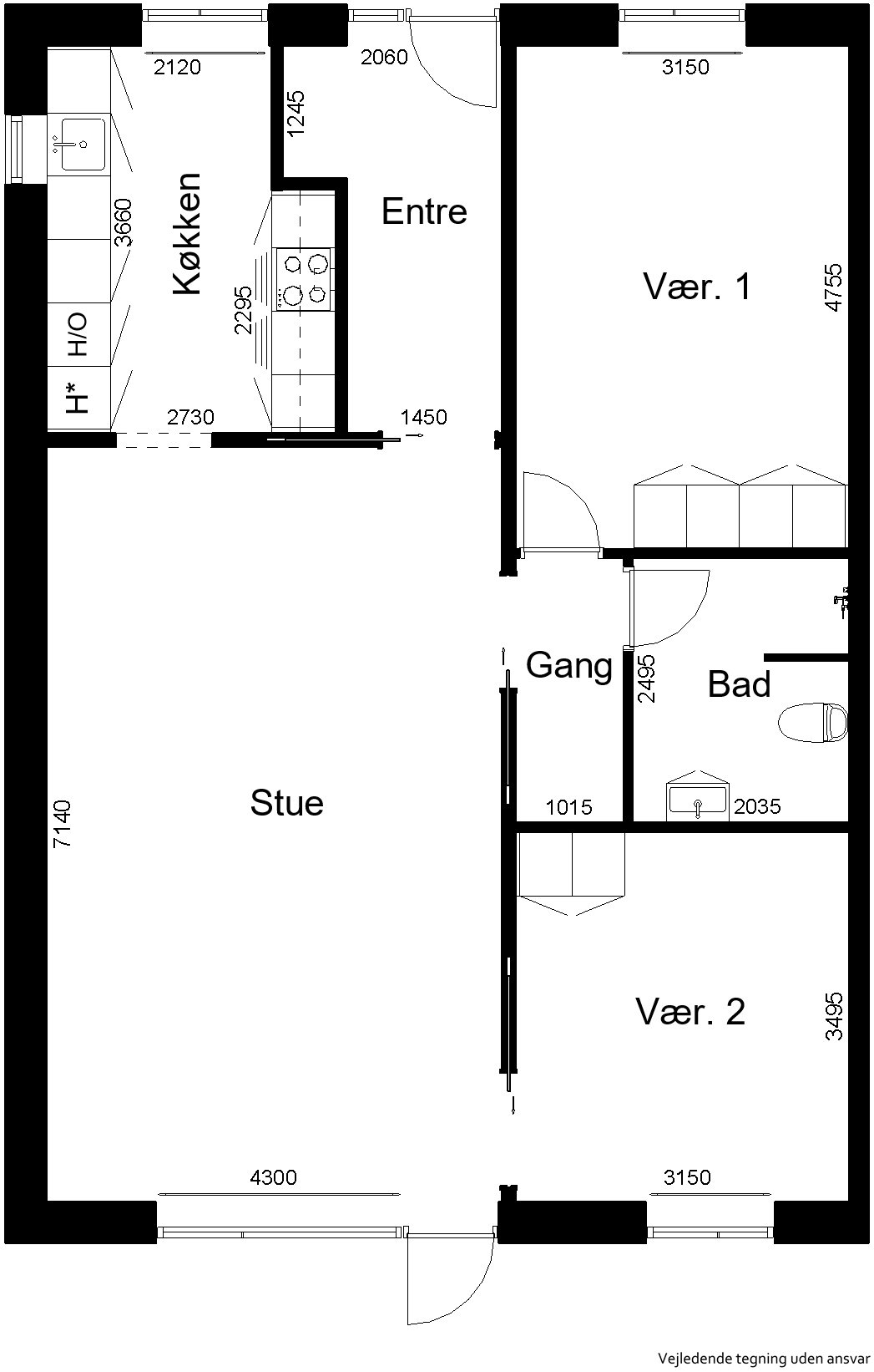 townhouse Almindelig bolig i Nordborg