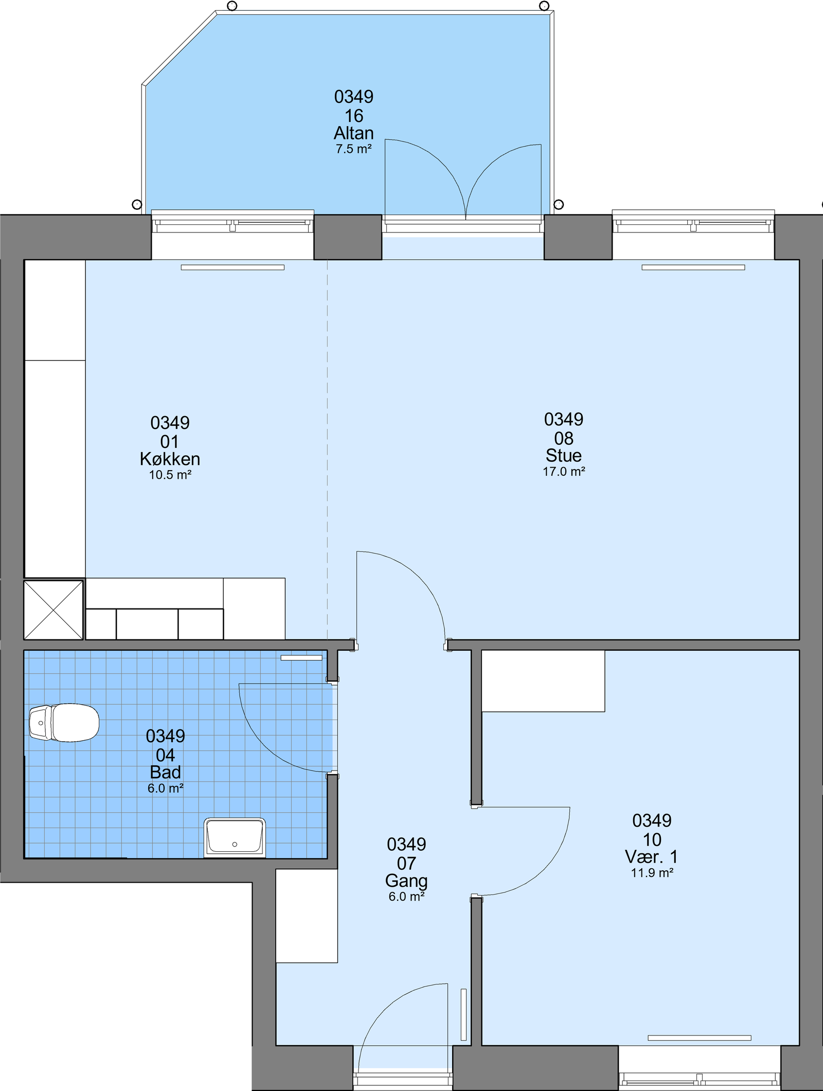 Visual presentation of the listing