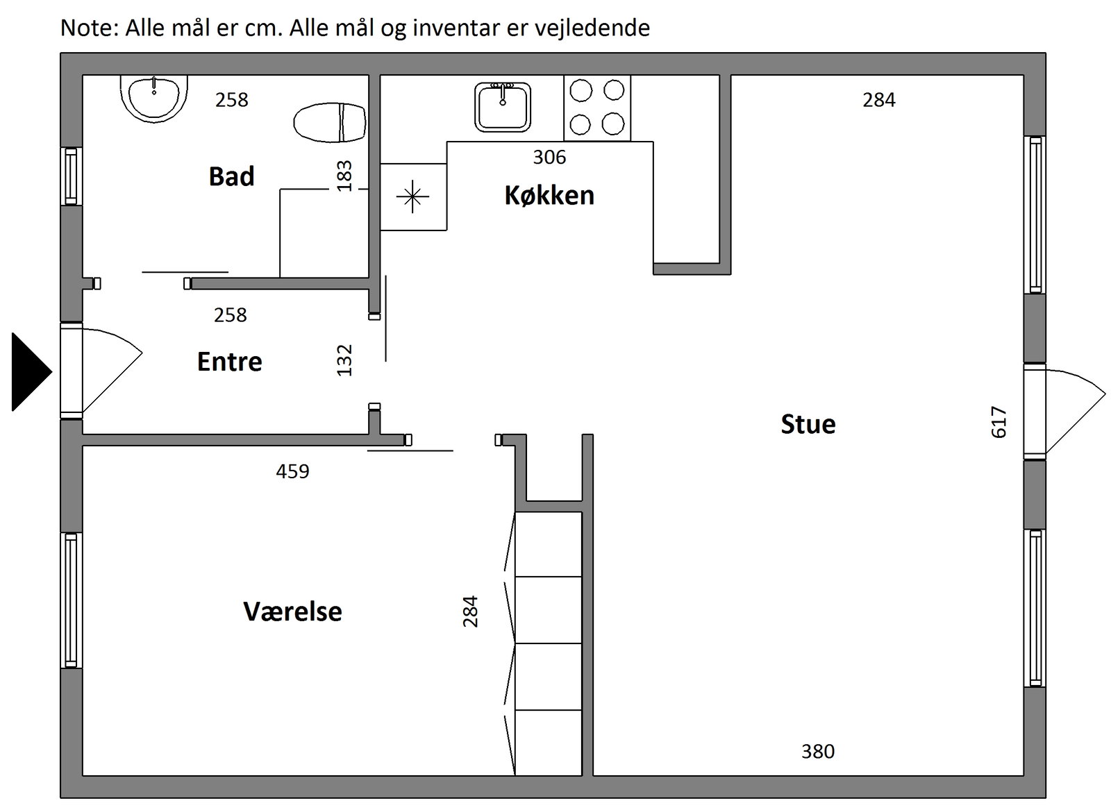 Visual presentation of the listing
