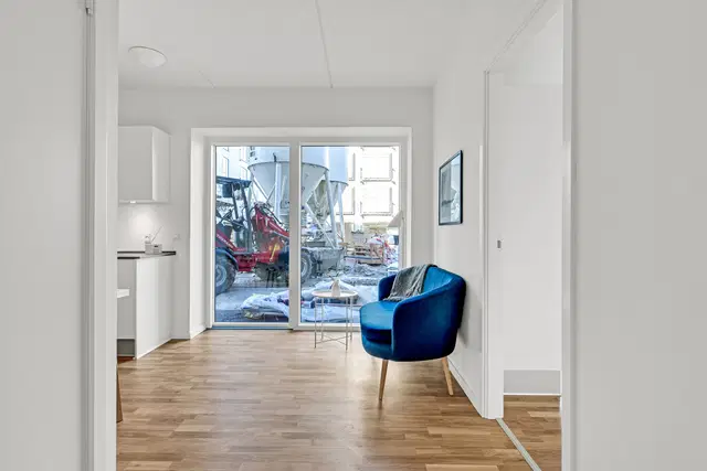 apartment 2-værelses lejlighed i stuen!
