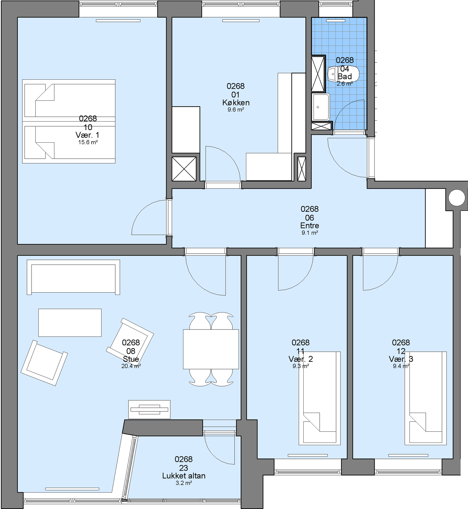Visual presentation of the listing