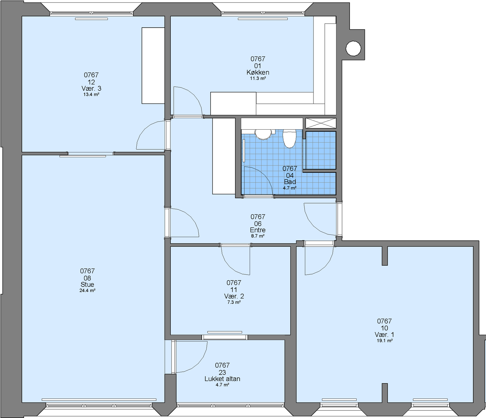 Visual presentation of the listing