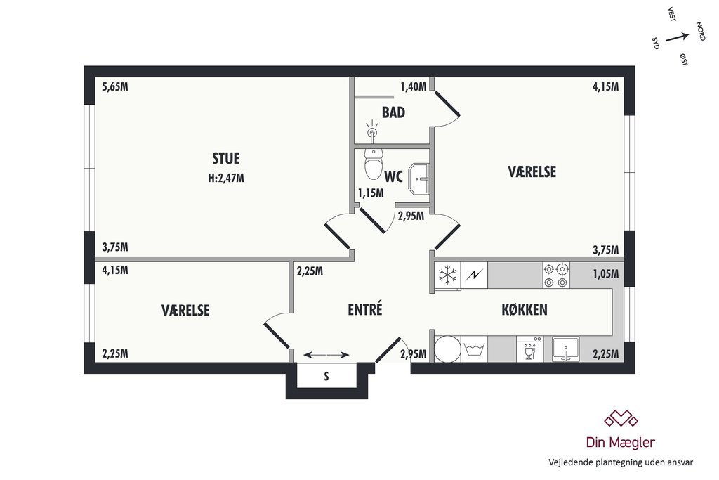 Visual presentation of the listing