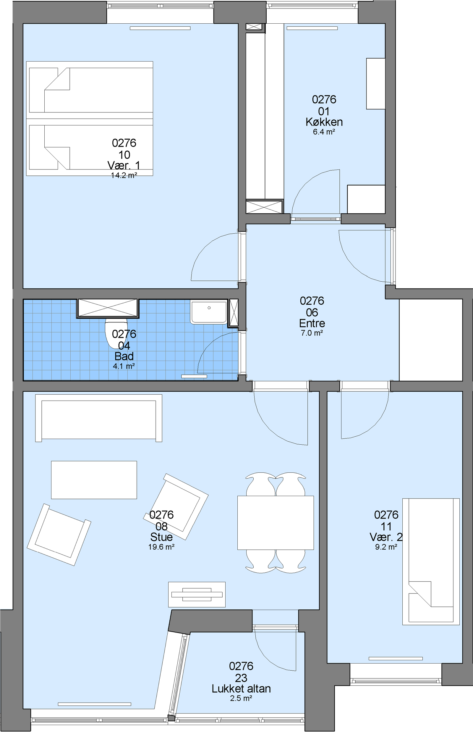 Visual presentation of the listing