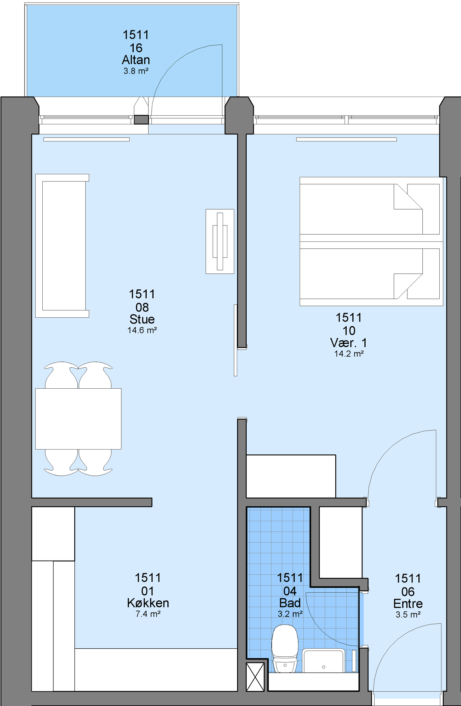 Visual presentation of the listing