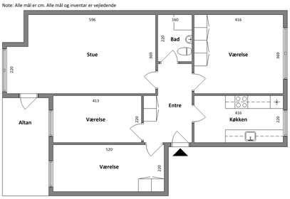 Visual presentation of the listing