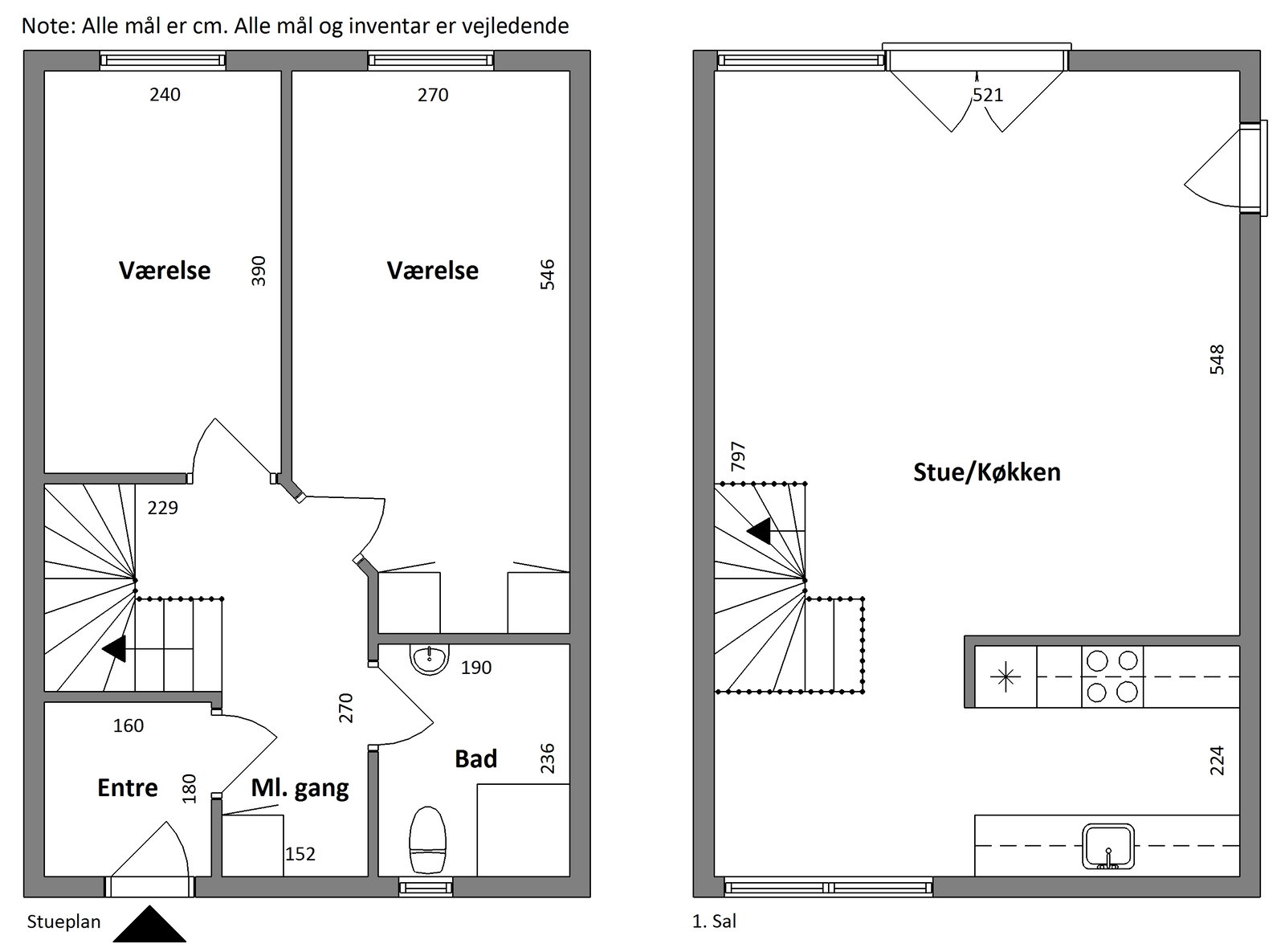 Visual presentation of the listing