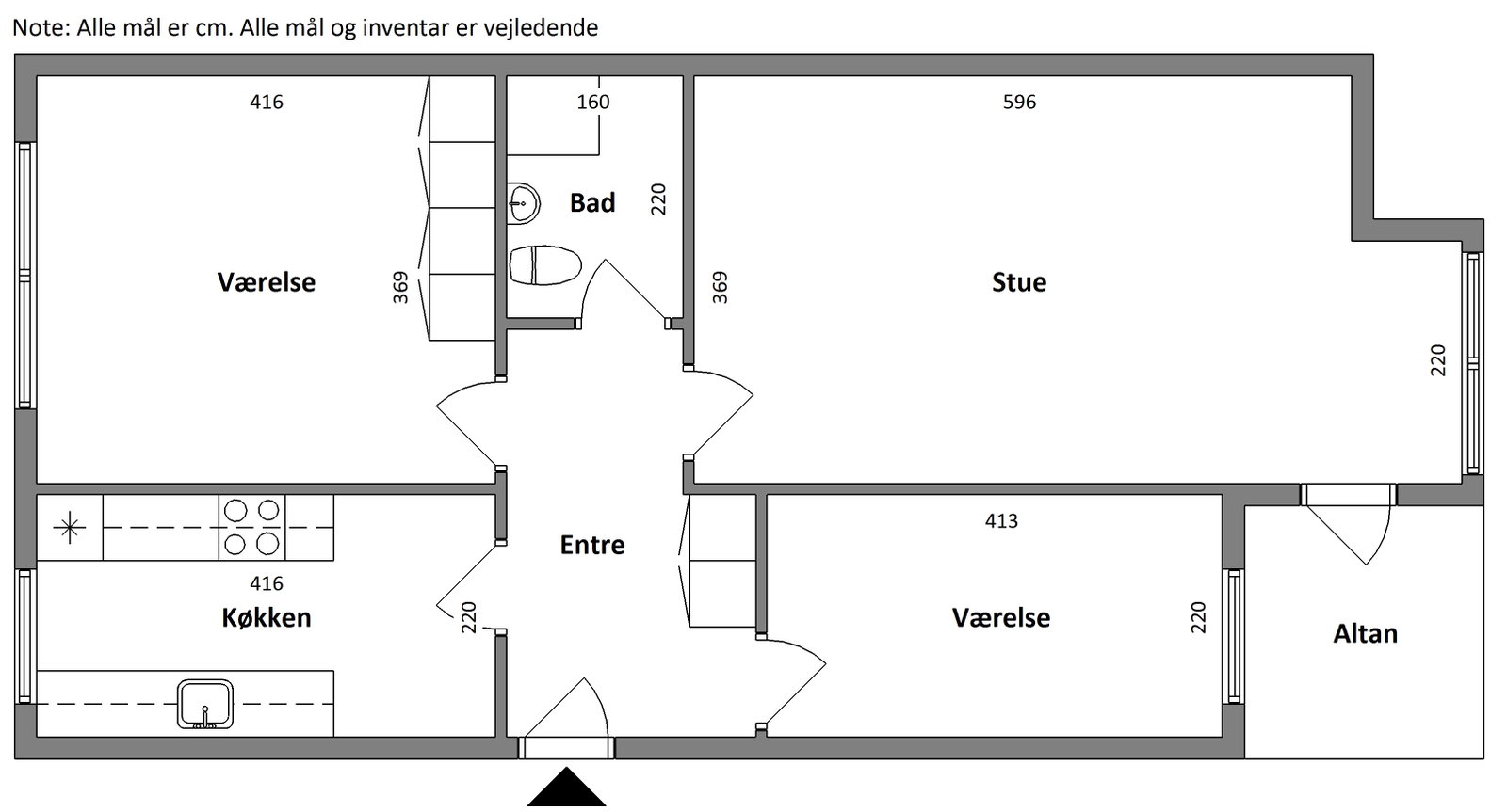 Visual presentation of the listing
