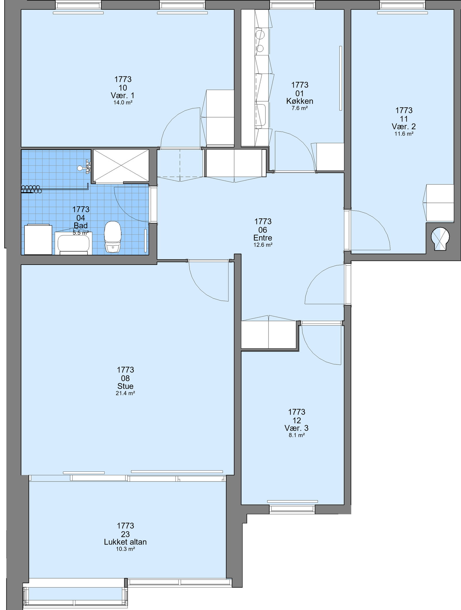Visual presentation of the listing