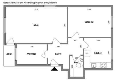Visual presentation of the listing