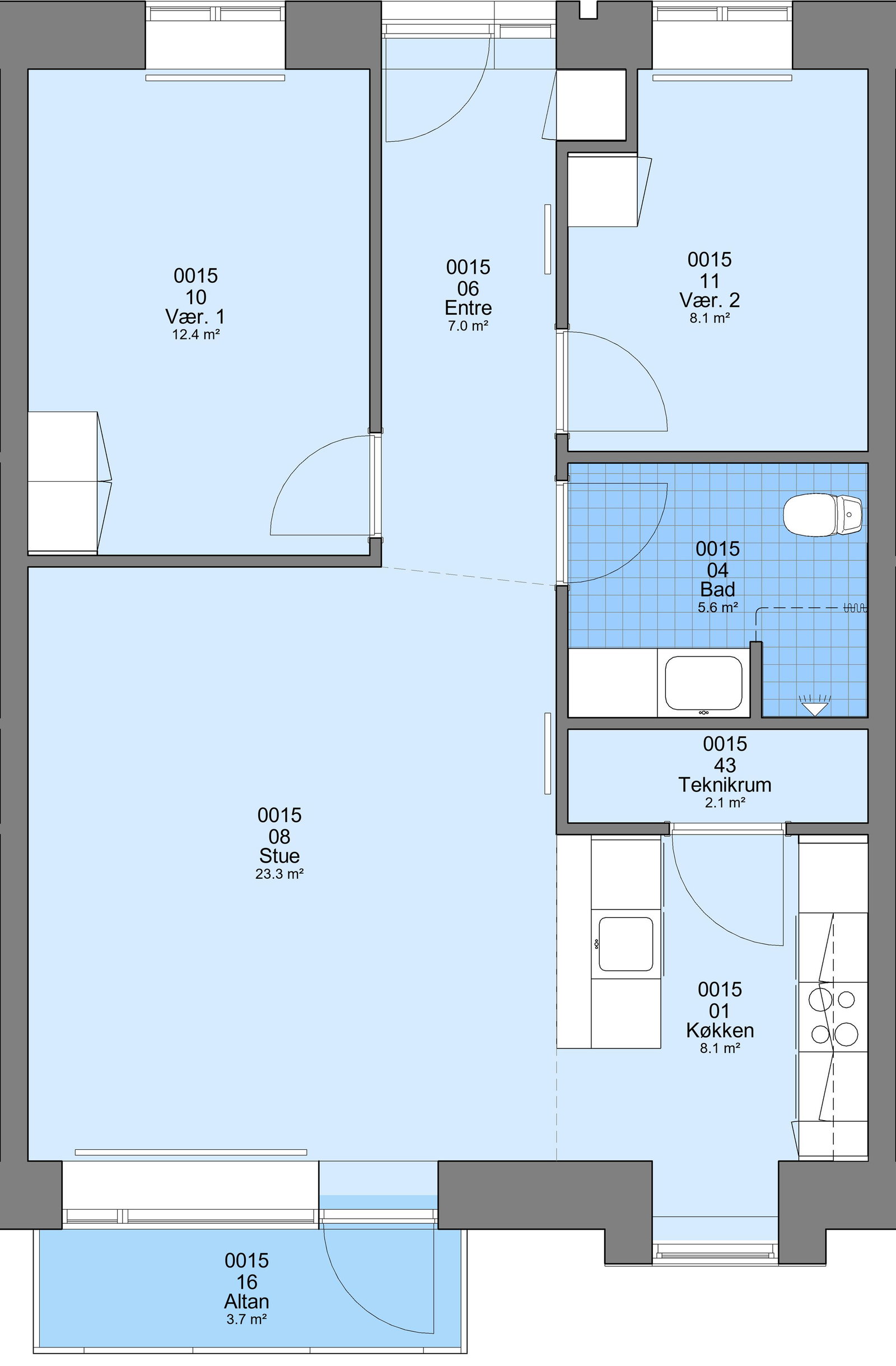 Visual presentation of the listing