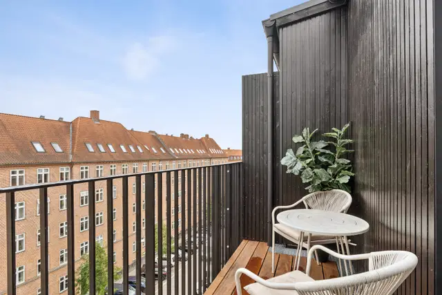apartment Lys bolig med privat tagterrasse på Amager