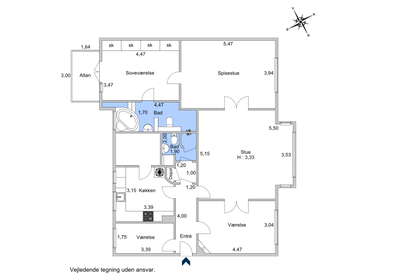 Visual presentation of the listing