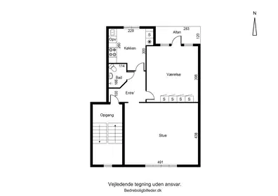 Visual presentation of the listing