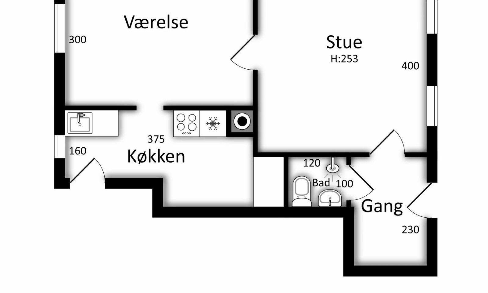Visual presentation of the listing