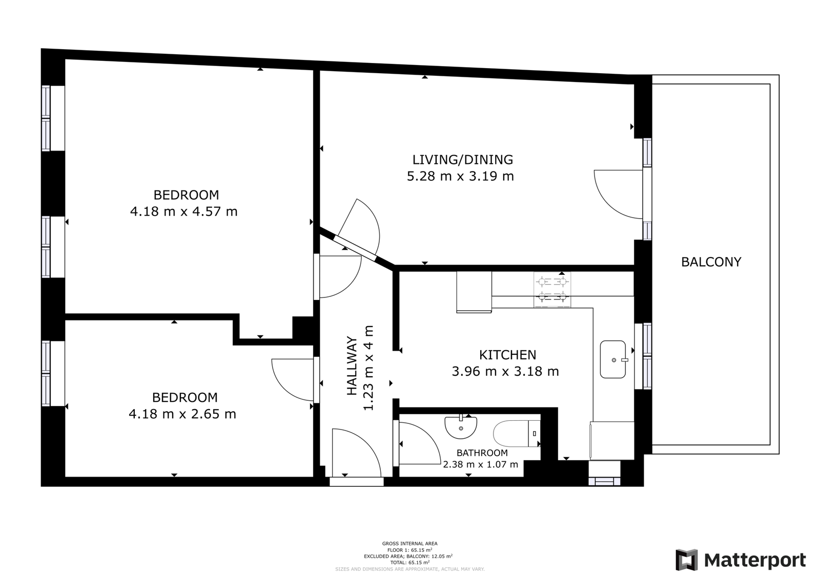 Visual presentation of the listing