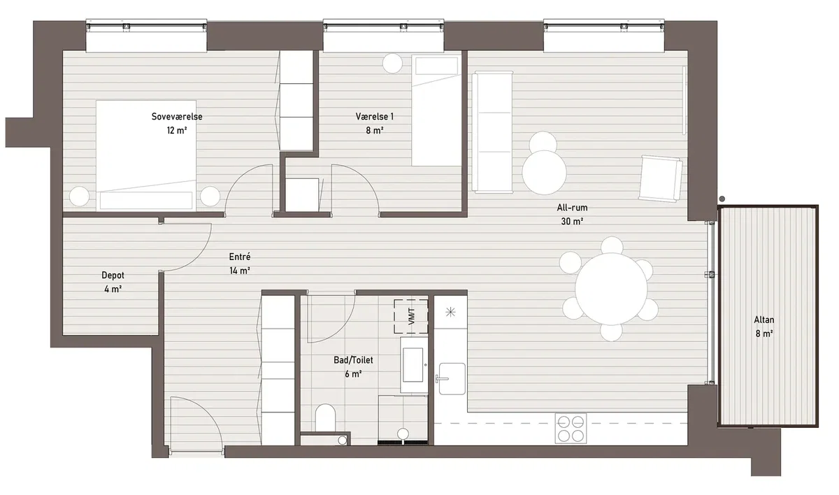 Visual presentation of the listing