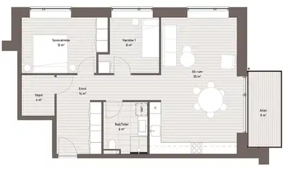 Visual presentation of the listing