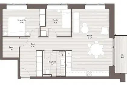 Visual presentation of the listing
