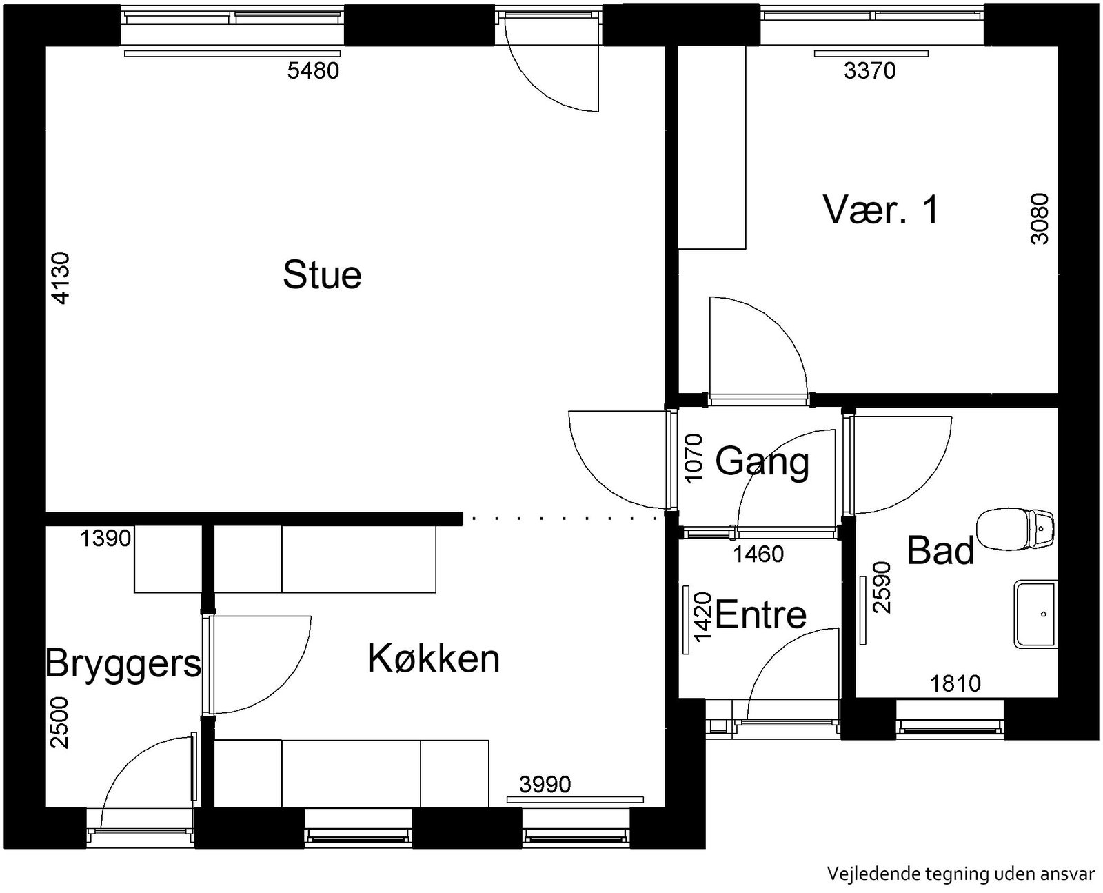 Visual presentation of the listing
